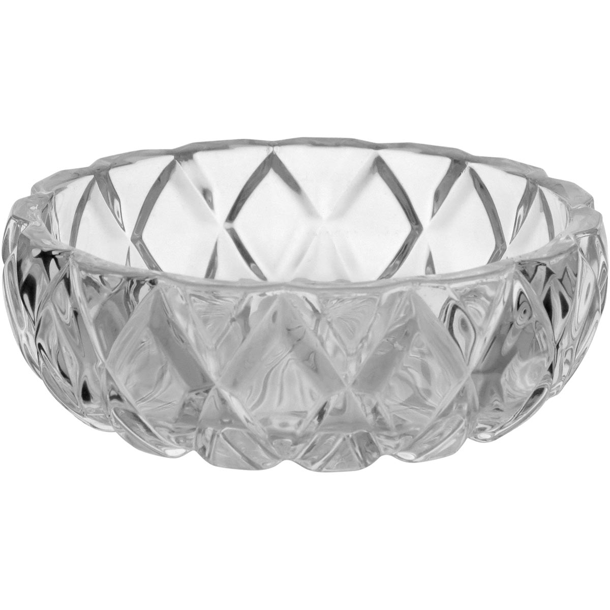 Potiche de Vidro Transparente 12,8cm - Bomboniere Decorativa