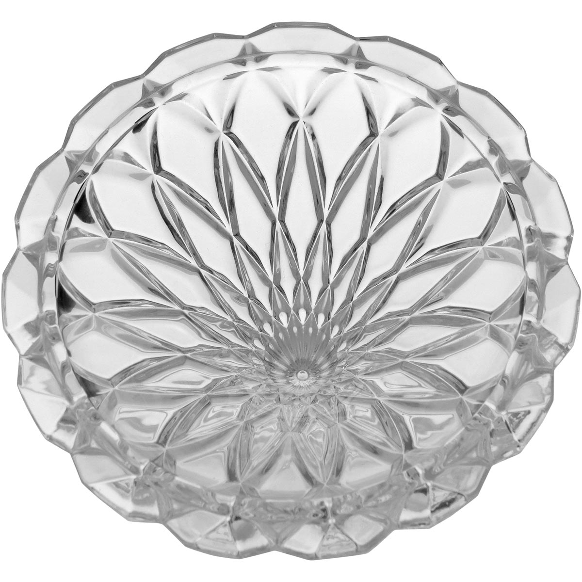 Potiche de Vidro Transparente 12,8cm - Bomboniere Decorativa