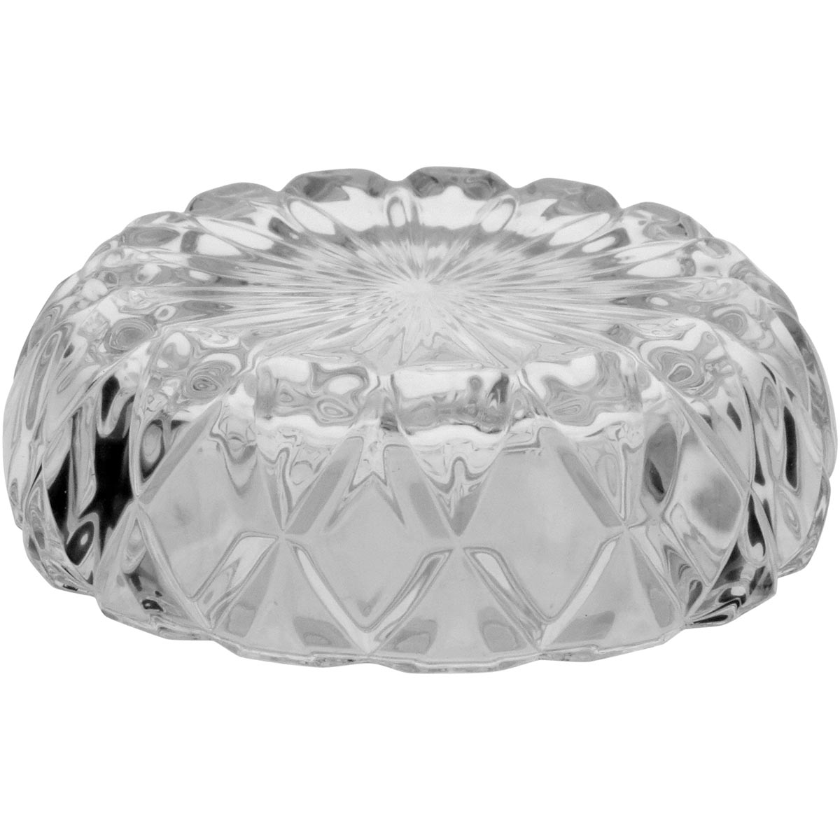 Potiche de Vidro Transparente 12,8cm - Bomboniere Decorativa