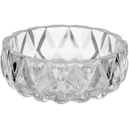 Potiche de Vidro Transparente 9x8cm Bomboniere para Doces e Chocolates