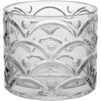 Potiche de Vidro Transparente 16x10cm - Decoração Elegante para Doces