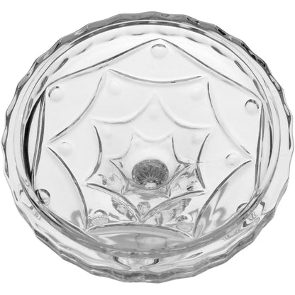 Potiche de Vidro Transparente 16x10cm - Decoração Elegante para Doces
