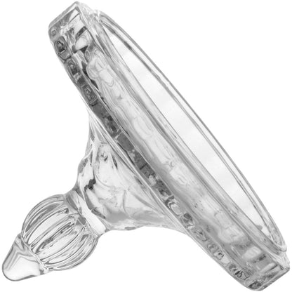 Potiche de Vidro Transparente 16x10cm - Decoração Elegante para Doces