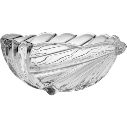 Centro de Mesa em Vidro Transparente 13x26cm - Elegante e Durável