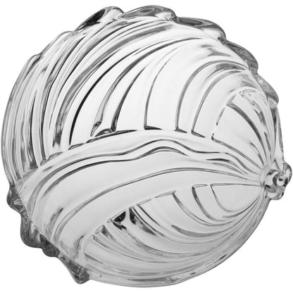 Centro de Mesa em Vidro Transparente 13x26cm - Elegante e Durável