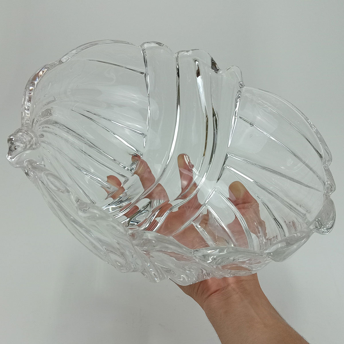 Centro de Mesa em Vidro Transparente 13x26cm - Elegante e Durável