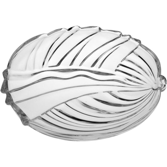 Centro de Mesa de Vidro Transparente 31x31cm Decorativo