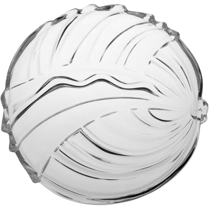 Centro de Mesa de Vidro Transparente 31x31cm Decorativo