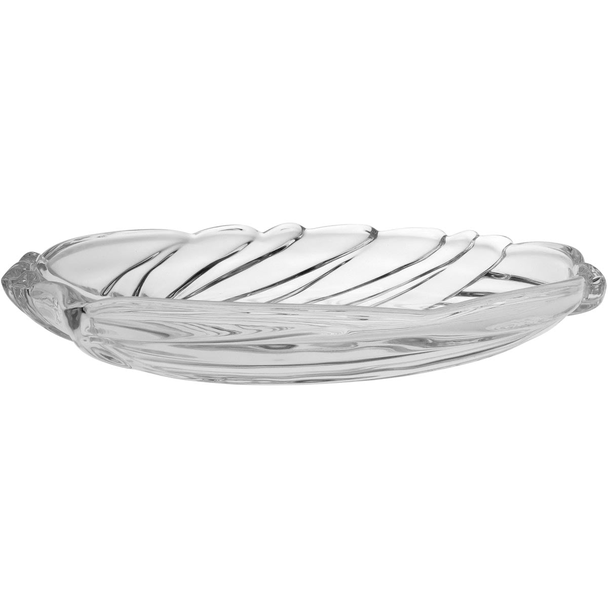 Centro de Mesa de Vidro Transparente 31x31cm Decorativo