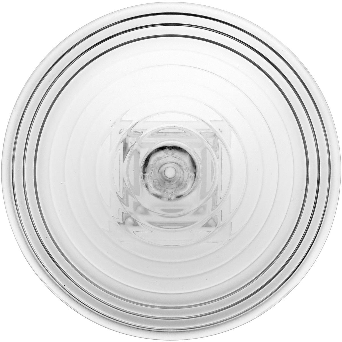 Centro de Mesa Pilar em Vidro Transparente 31x13x31cm Decorativo