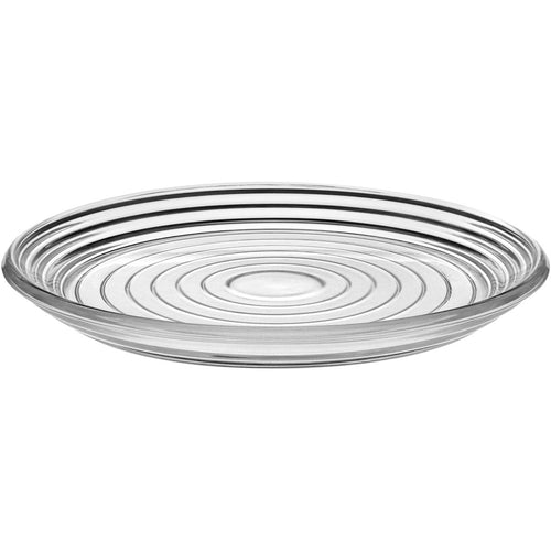 Centro de Mesa Pilar em Vidro Transparente 30,3x30,3cm 1,47kg