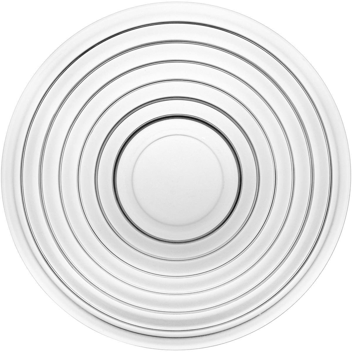 Centro de Mesa Pilar em Vidro Transparente 10x34cm Decorativo