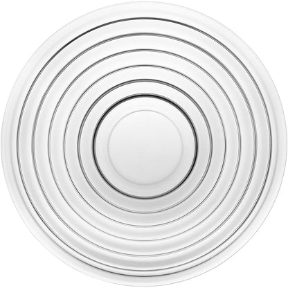 Centro de Mesa Pilar em Vidro Transparente 10x34cm Decorativo