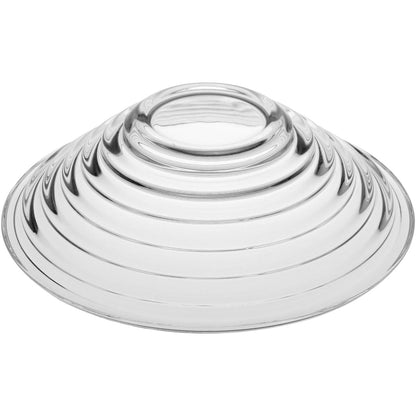 Centro de Mesa Pilar em Vidro Transparente 10x34cm Decorativo