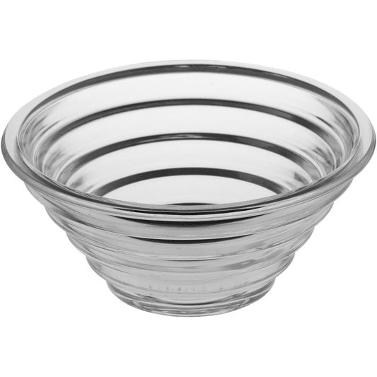 Centro de Mesa em Vidro Transparente 12x26cm Pilar Elegante