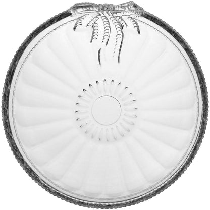 Centro de Mesa Decorativo em Vidro Transparente 9x24cm