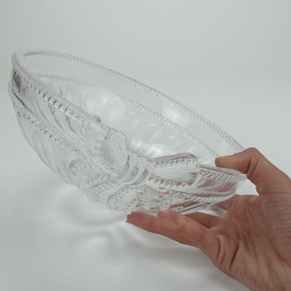 Centro de Mesa Decorativo em Vidro Transparente 9x24cm