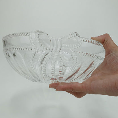 Centro de Mesa Decorativo em Vidro Transparente 9x24cm