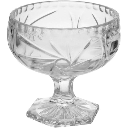 Potiche de Vidro Transparente Pryma 18x11cm para Decoração e Armazenamento