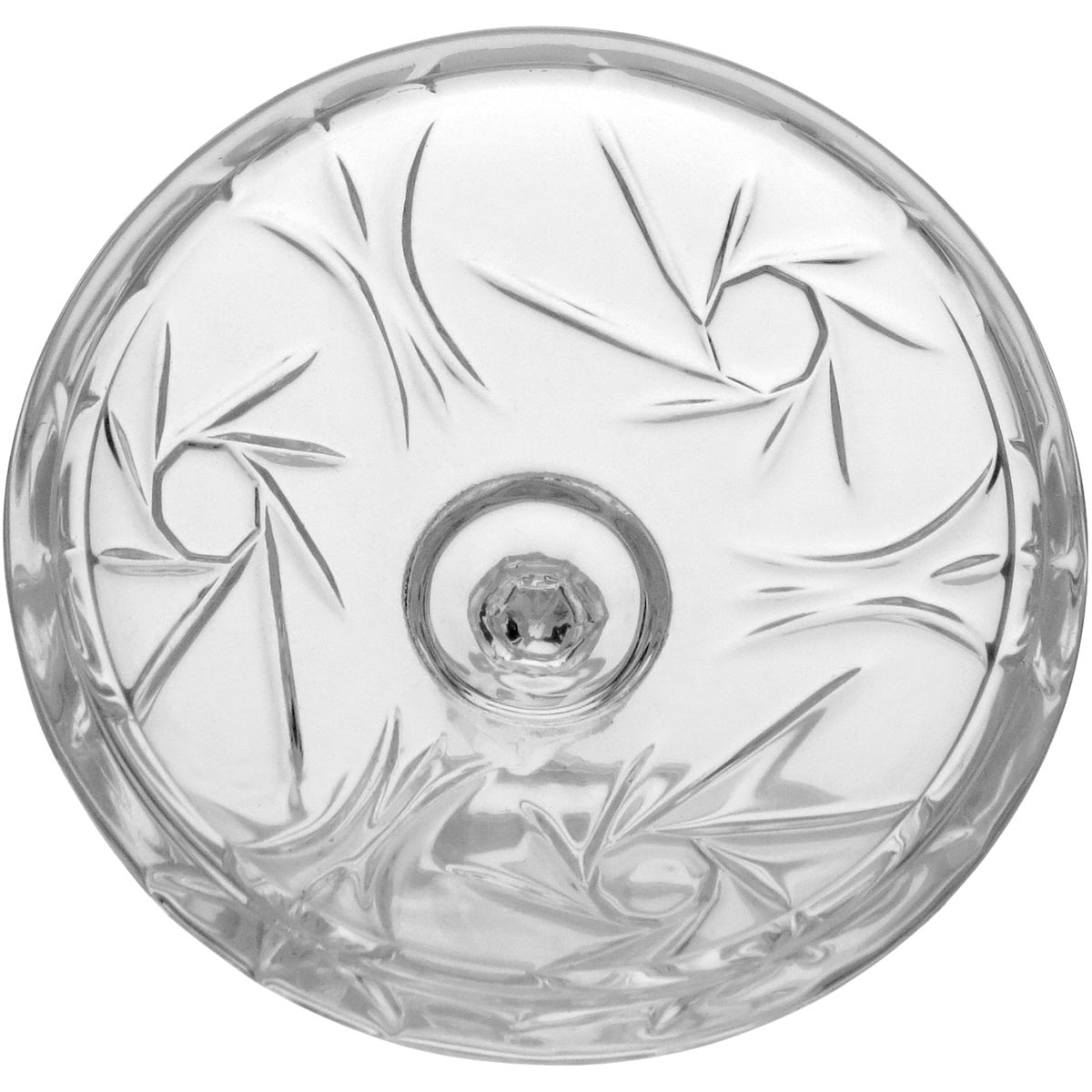 Potiche de Vidro Transparente Pryma 18x11cm para Decoração e Armazenamento