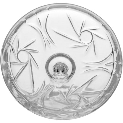 Potiche de Vidro Transparente Pryma 18x11cm para Decoração e Armazenamento