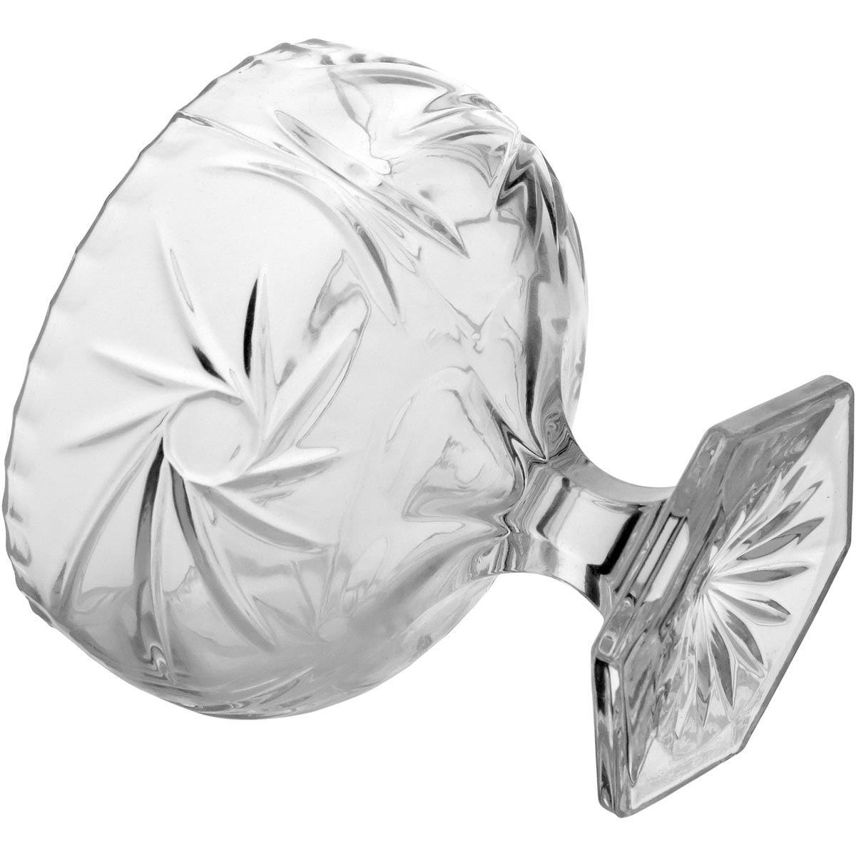 Potiche de Vidro Transparente Pryma 18x11cm para Decoração e Armazenamento