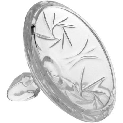Potiche de Vidro Transparente Pryma 18x11cm para Decoração e Armazenamento