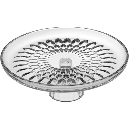 Centro de Mesa Vidro Transparente 12x31cm Elegante para Decoração