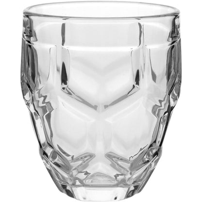 Conjunto 6 Copos de Whisky Vidro 300ml Transparente Elegante