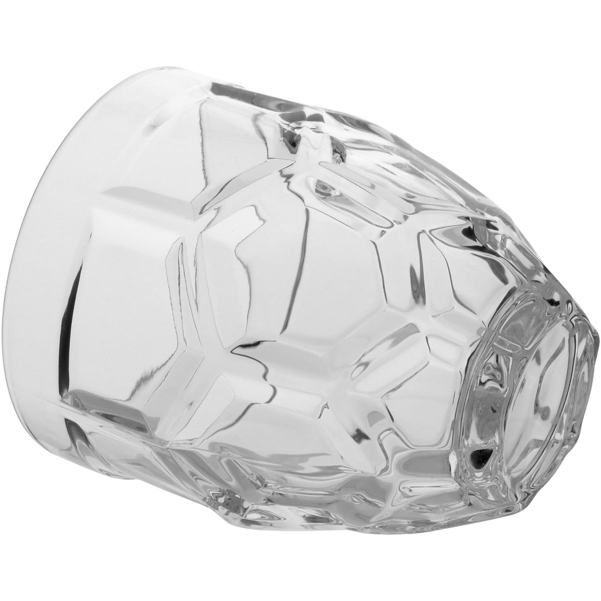 Conjunto 6 Copos de Whisky Vidro 300ml Transparente Elegante