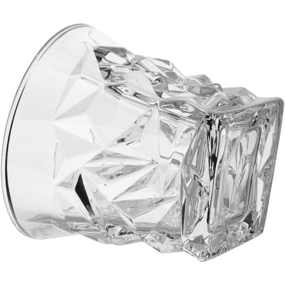 Conjunto 6 Copos de Uísque Vidro 300ml Transparente Elegante