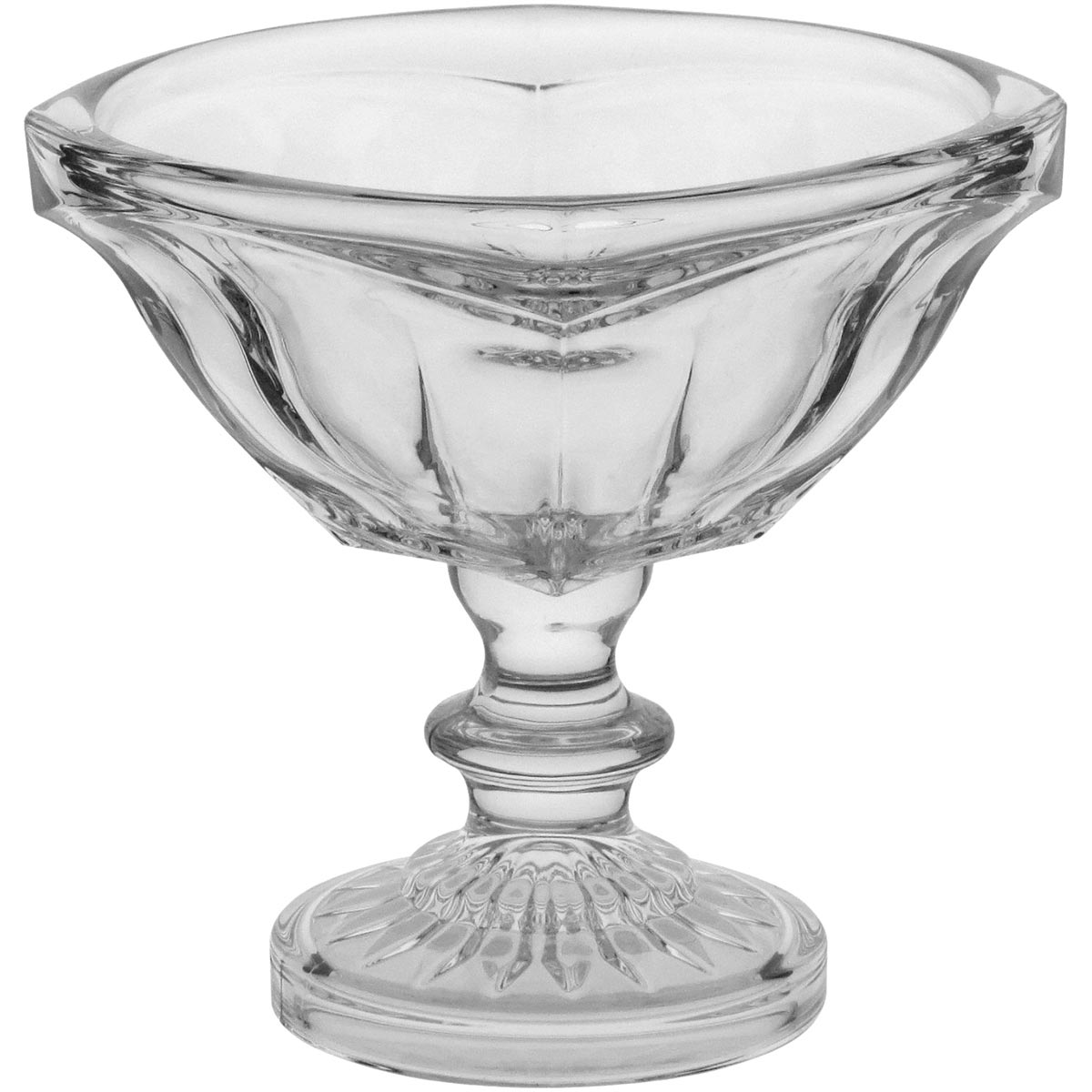 Potiche de Vidro Transparente 21x14cm Cristal Eco para Doces