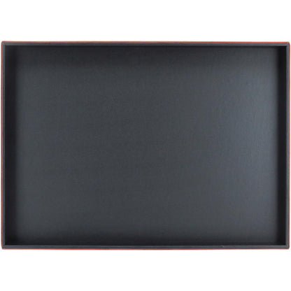 Bandeja Sintética Marrom 4x46x36cm para Servir Bebidas e Petiscos