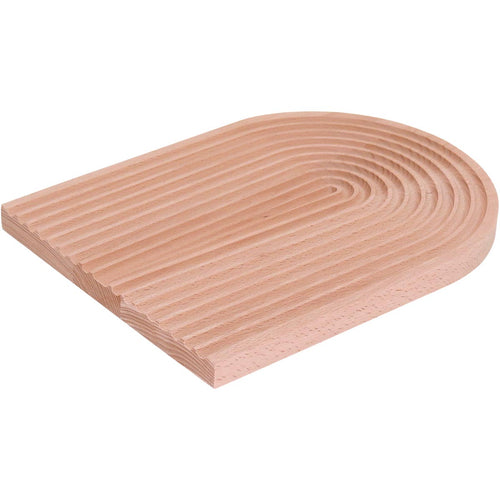 Tábua para Servir Madeira Natural 32x24cm Rústica 0,93kg