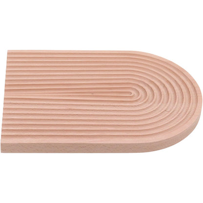 Tábua para Servir Madeira Natural 32x24cm Rústica 0,93kg