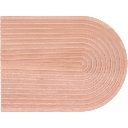 Tábua para Servir Madeira Natural 32x24cm Rústica 0,93kg