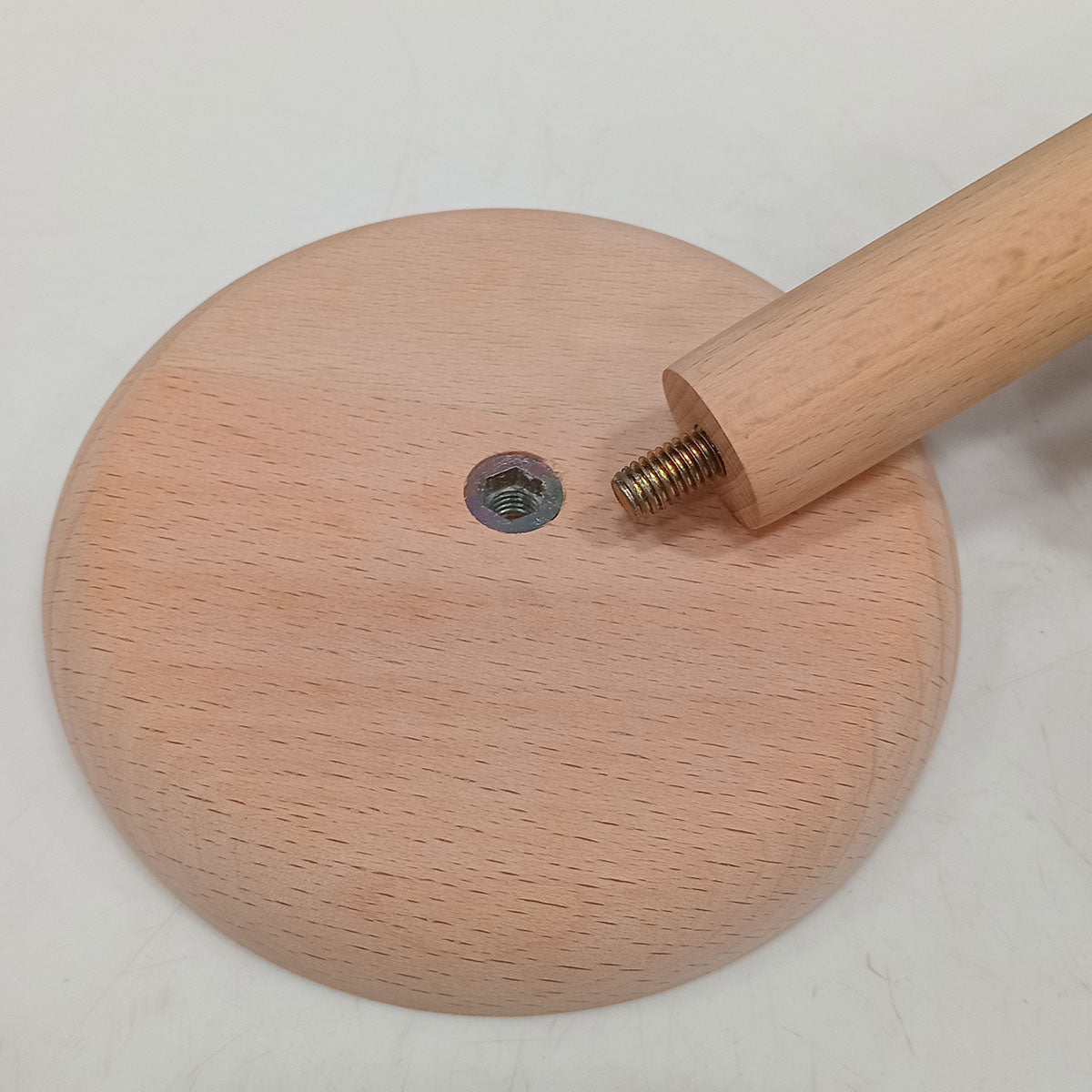 Suporte para Papel Toalha Madeira Natural 32x13x13cm Marrom