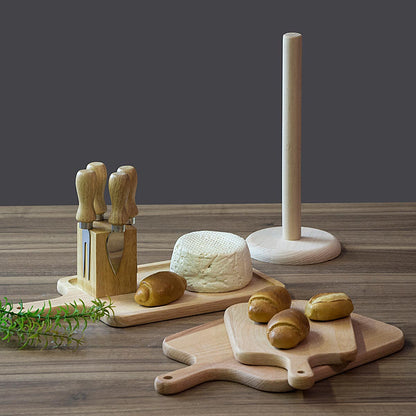 Tábua para Servir em Madeira Natural 33x20cm Marrom Durável