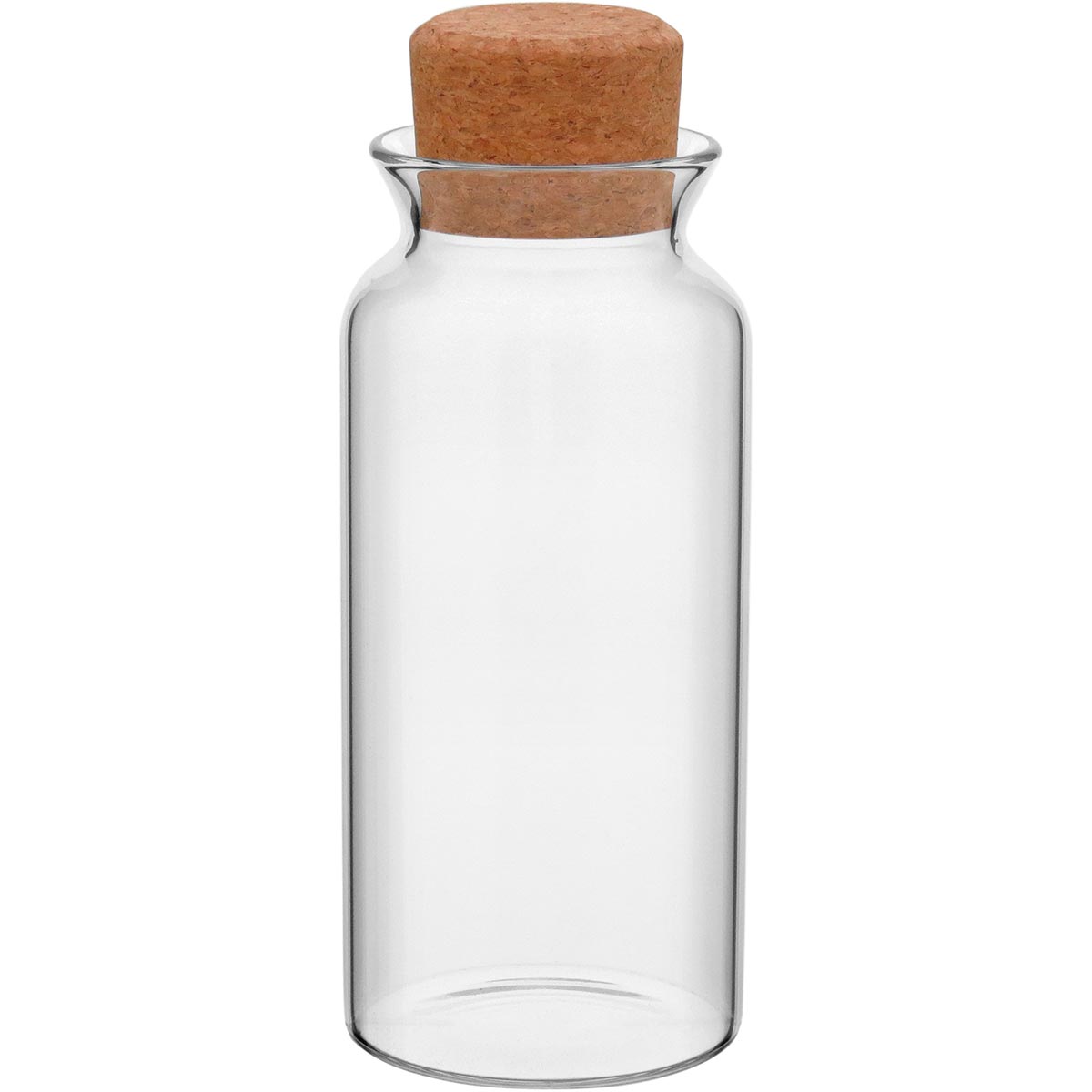 Pote de Vidro Borossilicato 850ml com Tampa de Cortiça Transparente