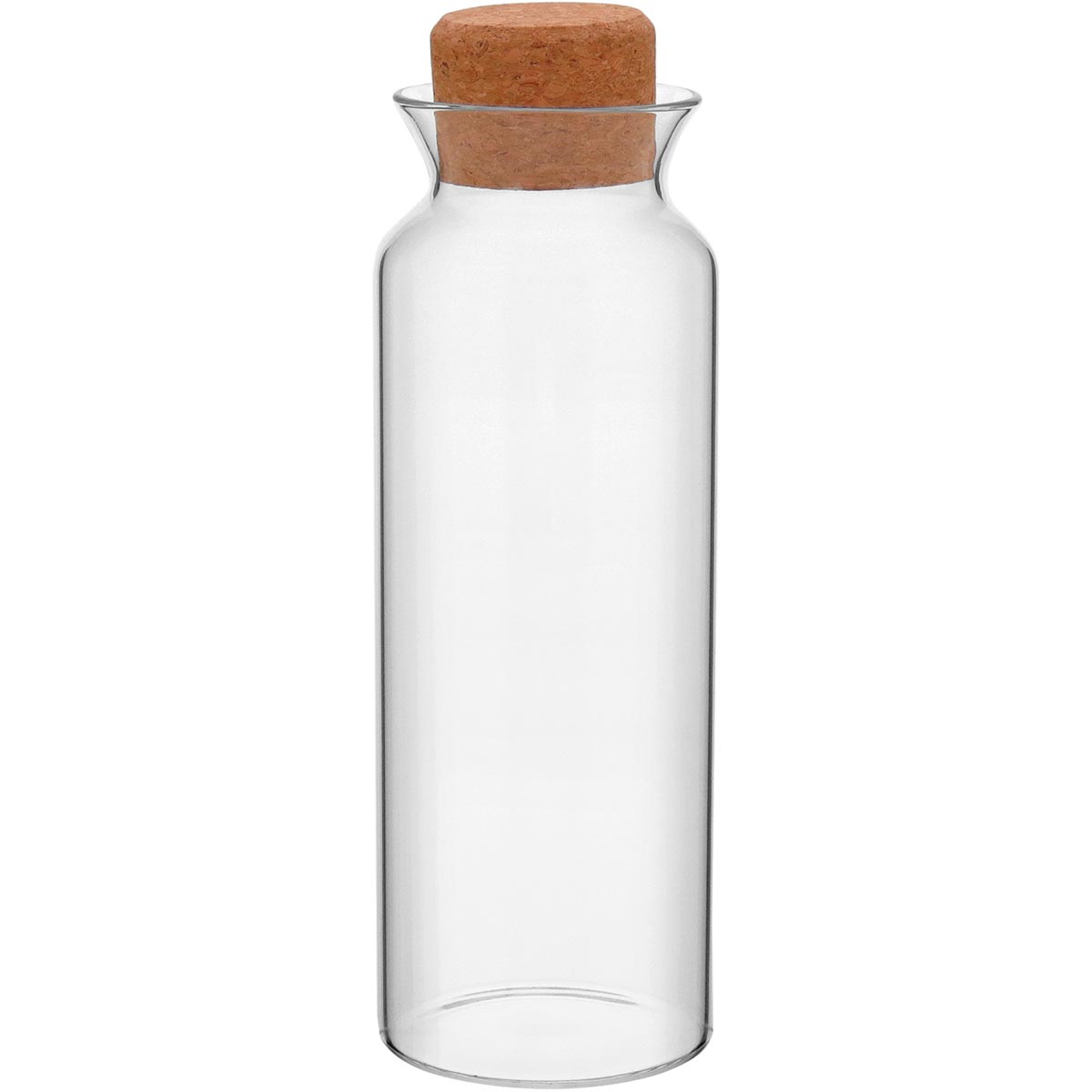 Pote Hermético Borossilicato 1,1L com Tampa de Cortiça Transparente 25x9x9cm