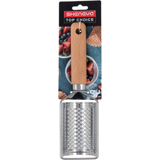 Ralador Inox Natural 22x7cm para Queijos e Legumes - Durável e Ergonômico