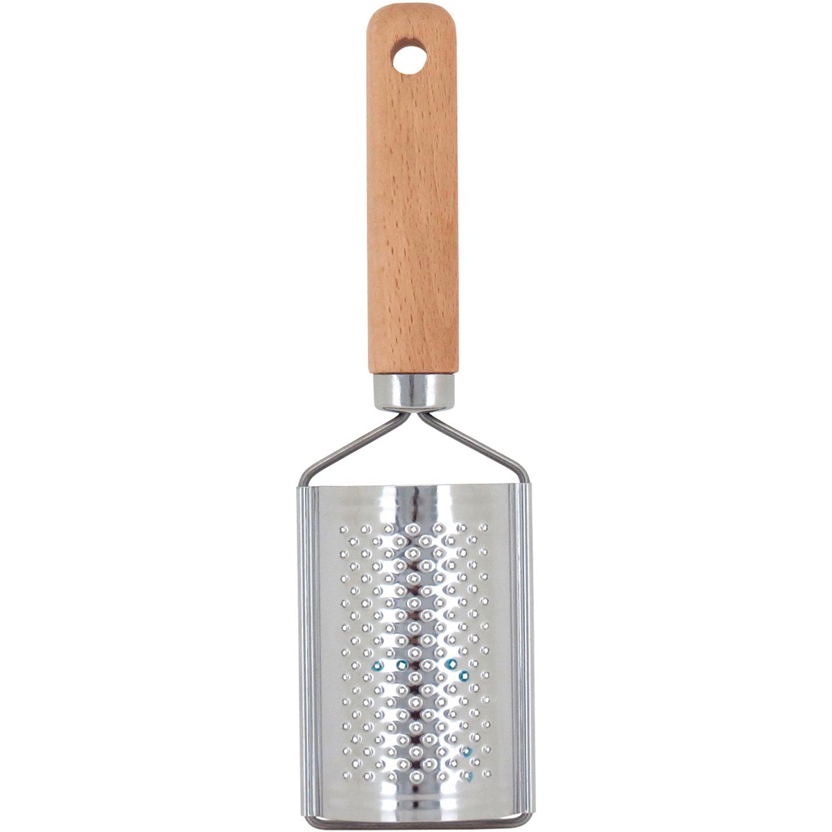 Ralador Inox Natural 22x7cm para Queijos e Legumes - Durável e Ergonômico