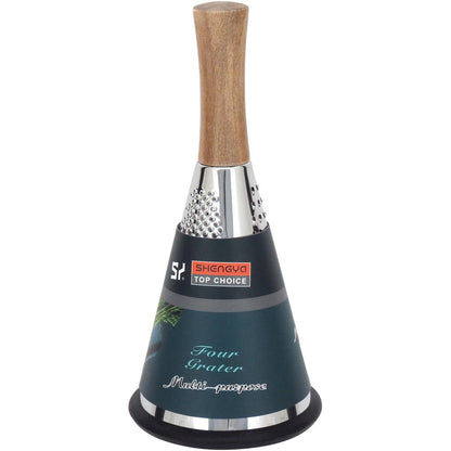 Ralador Inox 24cm para Queijos e Legumes - Utensílio de Cozinha