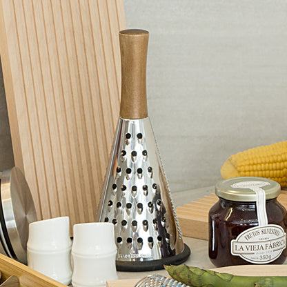 Ralador Inox 24cm para Queijos e Legumes - Utensílio de Cozinha