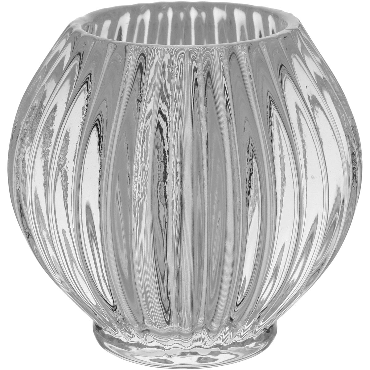 Castiçal de Vidro Transparente 9x9x8,5cm para Velas – Elegante e Durável