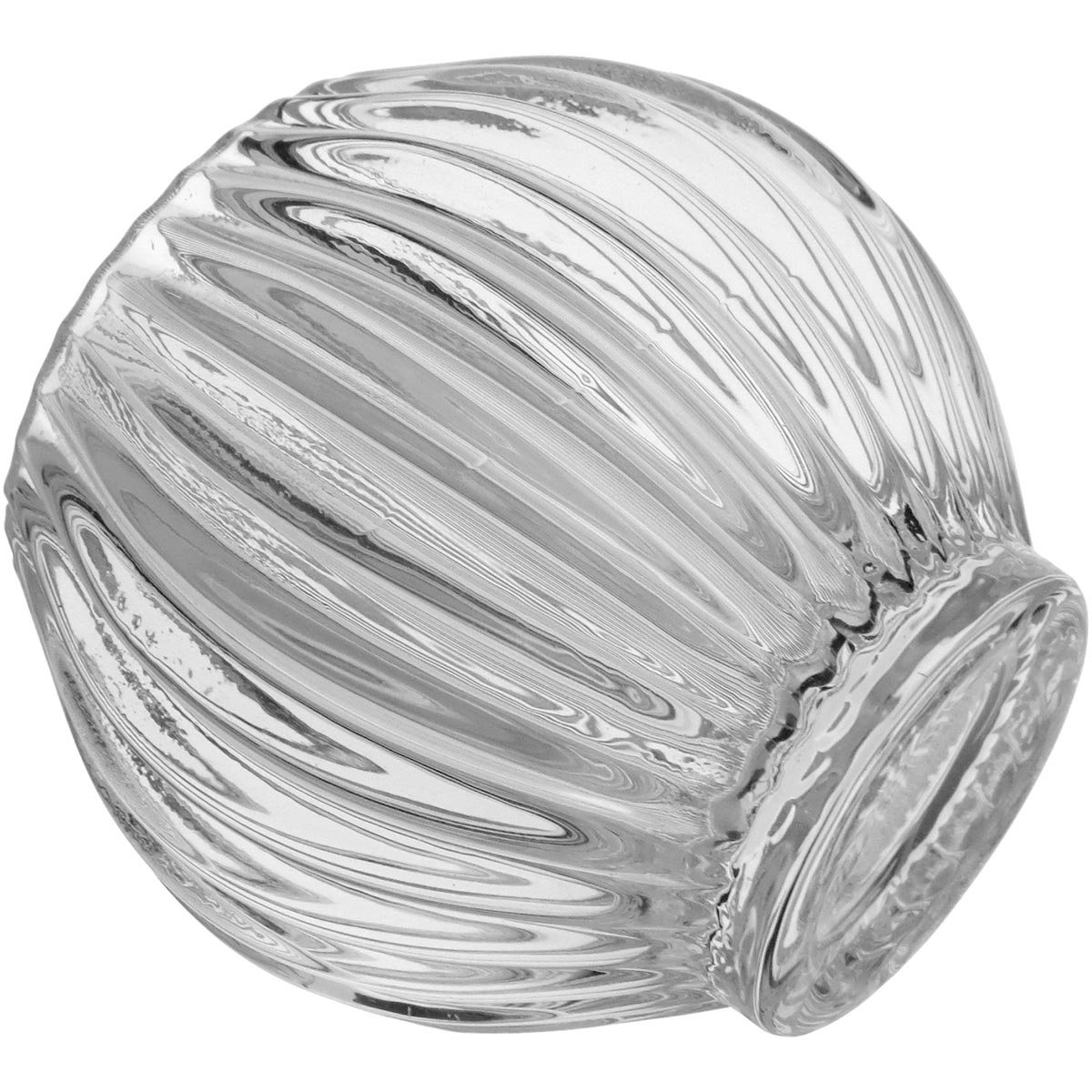 Castiçal de Vidro Transparente 9x9x8,5cm para Velas – Elegante e Durável