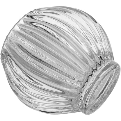 Castiçal de Vidro Transparente 9x9x8,5cm para Velas – Elegante e Durável