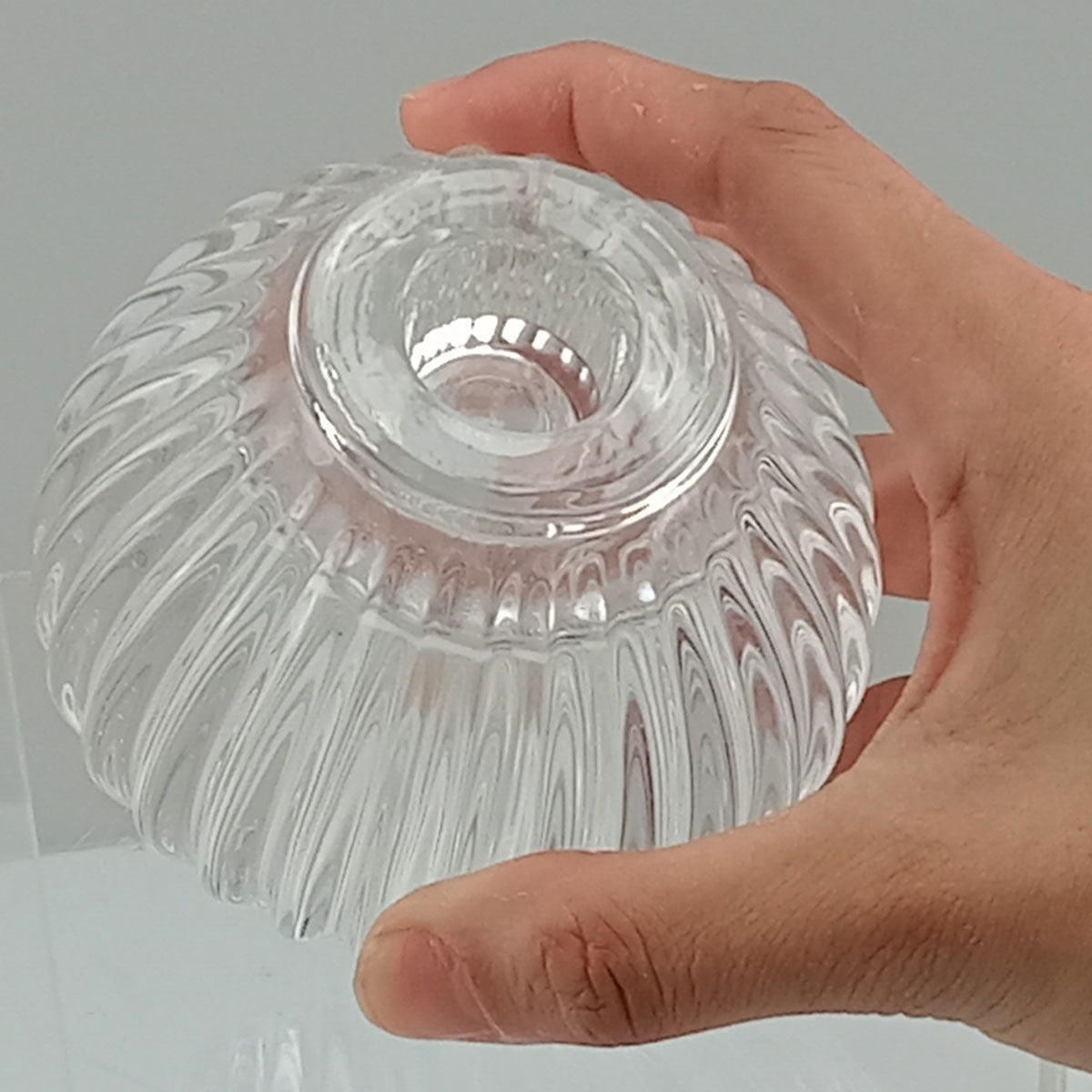 Castiçal de Vidro Transparente 9x9x8,5cm para Velas – Elegante e Durável