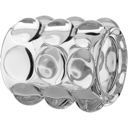 Castiçal Porta Velas Vidro Transparente 9x9cm Elegante e Durável