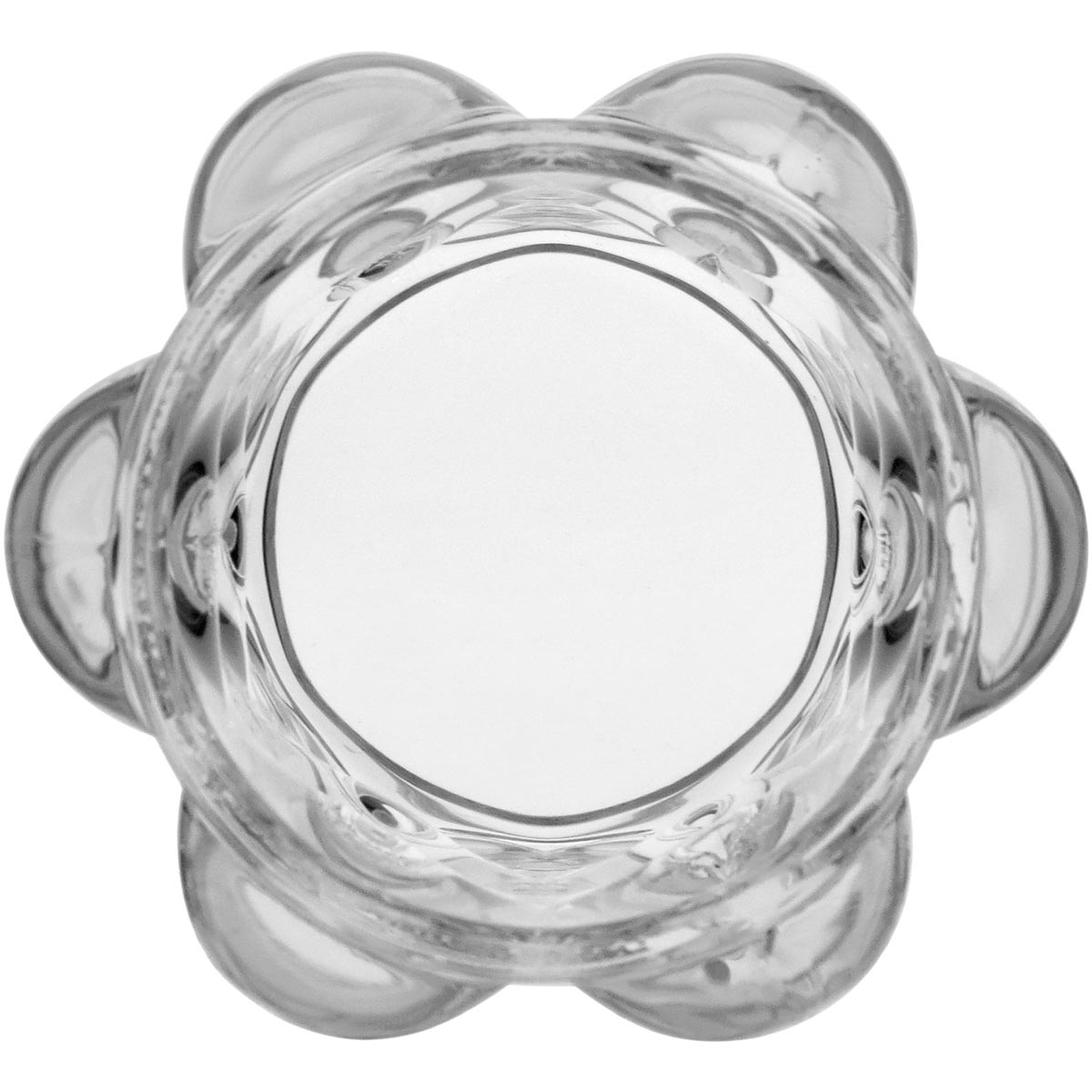 Castiçal Porta Velas Vidro Transparente 9x9cm Elegante e Durável